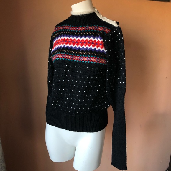 Vintage angora Italian Mob gorgeous sweater - Picture 7 of 12